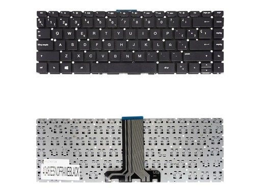 Spanish Keyboard for HP Pavilion 14-BS 240 G6 laptop with P/N 848183-071