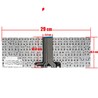 Spanish Keyboard for HP Pavilion 14-BS 240 G6 laptop with P/N 848183-071