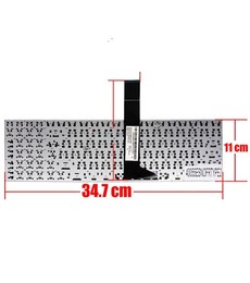 Clavier Espagnol pour Asus X501A avec référence 0KNB0-6124SP00 sans cadre