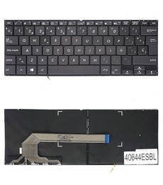 Clavier Espagnol pour Asus ZenBook Flip S UX370UA 90NB0EN1-R30080 Rétroéclairé