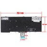 Teclado Espanhol DTF98 para Dell Latitude 5300 5310 7300 sem moldura