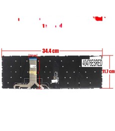 Clavier espagnol pour Lenovo Legion Y540-15IRH 5CB0U42735 rétroéclairé avec touches rouges