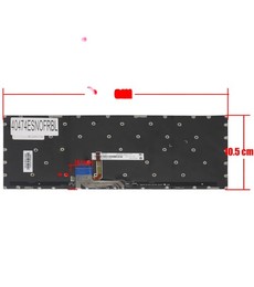 Clavier Espagnol 5CB0K57180 pour Lenovo Yoga 2 13 E31-70 rétroéclairé sans cadre