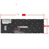 Clavier Espagnol 5CB0K57180 pour Lenovo Yoga 2 13 E31-70 rétroéclairé sans cadre