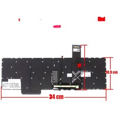 Clavier espagnol rétroéclairé 5CB0Z26890 pour Lenovo Legion 5P-15IMH05H