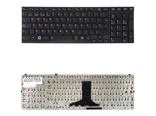 Clavier Espagnol MP-09N50J066981 pour Toshiba Satellite A660 A665