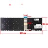 Clavier Espagnol PK131K72C17 pour Lenovo Ideapad 5-15IIL05 5-15ARE05 sans cadre
