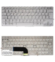 Clavier Espagnol 9Z.N6BLF.101 pour Sony Vaio VPC-SA VPC-SB Argent sans cadre