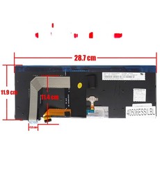 Clavier Espagnol pour Lenovo ThinkPad T470s T460s 01EN610 avec pointeur et rétroéclairage