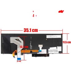 Clavier espagnol 01HX259 pour Lenovo ThinkPad T570 T580 P51S P52S avec TrackPoint et rétroéclairage