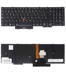 Clavier espagnol 00PA370 pour Lenovo ThinkPad P50 P51 P70 P71 avec pointeur et rétroéclairage