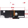 Clavier espagnol 00PA370 pour Lenovo ThinkPad P50 P51 P70 P71 avec pointeur et rétroéclairage