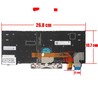 Clavier Espagnol 01YP080 pour Lenovo ThinkPad X280 X390 avec rétroéclairage et TrackPoint