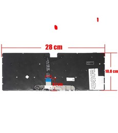 Teclado Español 2H-BCQSPH80121 para Huawei MagicBook Pro HBL-W19 retroiluminado