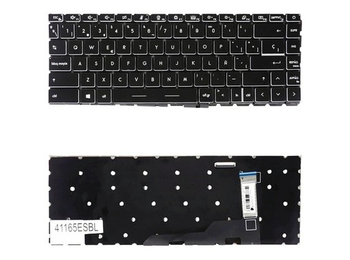 Clavier Espagnol 9Z.NK1BN.C1D pour MSI GE66 Raider GS66 Stealth avec RGB