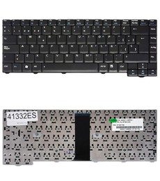 Clavier Espagnol pour ordinateur portable Asus F3 F5 Z53 avec la référence 04GNI11KSP20-1