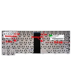 Clavier Espagnol pour ordinateur portable Asus F3 F5 Z53 avec la référence 04GNI11KSP20-1