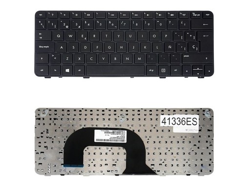 Clavier Espagnol 626389-001 pour HP Pavilion DM1-3000 DM1-4000 avec cadre noir