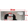 Clavier Espagnol 626389-001 pour HP Pavilion DM1-3000 DM1-4000 avec cadre noir