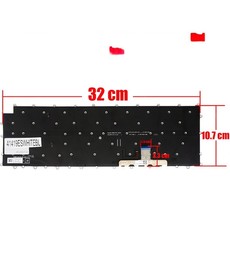 Clavier Espagnol SN8001B pour LG Gram 15Z90P 15Z90Q Blanc Rétroéclairé