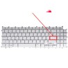 Teclado Español SN8001B para LG Gram 15Z90P 15Z90Q Blanco Retroiluminado