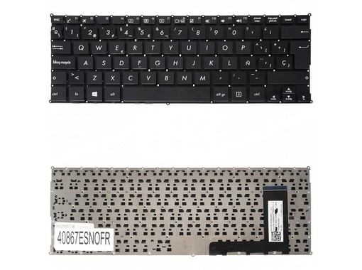 Clavier Espagnol 0KNL0-1123SP00 pour ordinateur portable Asus E202 E202S Sans Cadre