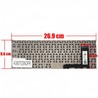 Clavier Espagnol 0KNL0-1123SP00 pour ordinateur portable Asus E202 E202S Sans Cadre