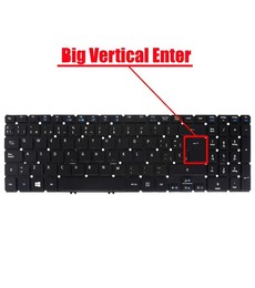 Clavier Espagnol NSK-R3KBW pour Acer Aspire V5-571 V5-573 Rétroéclairé sans cadre