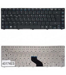 Clavier espagnol PK1307R1A01 pour Acer Aspire 3810 3820G avec cadre noir