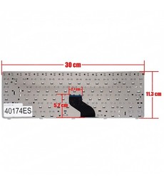 Spanish Keyboard PK1307R1A01 for Acer Aspire 3810 3820G with black frame