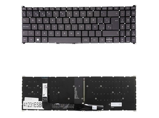 Clavier Espagnol pour Acer Aspire 5 A517-53 V21166BS-UI Rétroéclairé