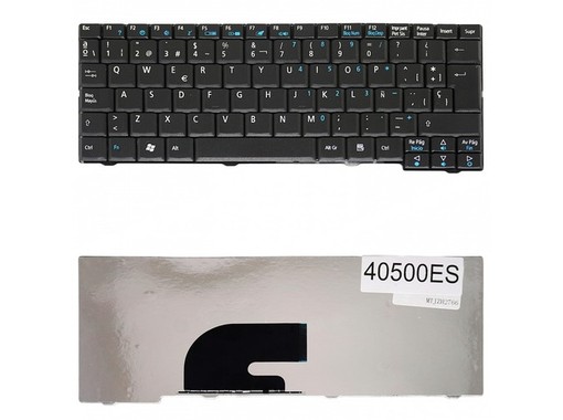 Spanish Keyboard for Acer Aspire One ZG5 laptop with reference 9J.N7482.J01