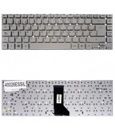 Spanische Tastatur für Acer Aspire V3-471G Laptop AEZQSP00110 rahmenlos silberfarben
