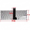 Clavier espagnol pour Acer Aspire V5-122 V5-132 avec la référence 90.4LK07.S0U