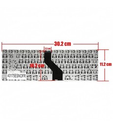 Clavier Espagnol pour ordinateur portable Acer Aspire V5-472 avec numéro de pièce MP-13G13U4-920 sans cadre
