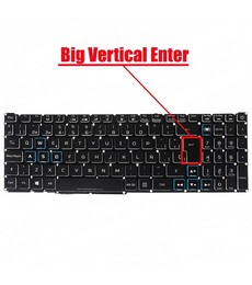 Clavier espagnol RGB PK132K11A03 pour Acer Helios 300 et Nitro 5 sans cadre