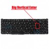 Clavier espagnol RGB PK132K11A03 pour Acer Helios 300 et Nitro 5 sans cadre