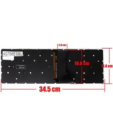 Teclado Espanhol para Acer Nitro 5 AN515-52 com Part Number PK133361A12