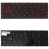 Clavier espagnol PK133361A12 pour Acer Nitro 5 AN515-52 avec rétroéclairage rouge
