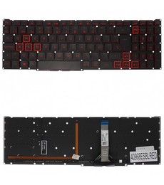 Teclado Español para Acer Nitro AN515-58 con retroiluminación roja 6B.QFMN2.001