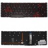 Clavier Espagnol pour Acer Nitro AN515-58 avec rétroéclairage rouge 6B.QFMN2.001
