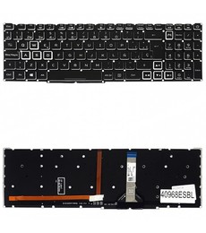 Clavier Espagnol pour Acer Nitro AN515-58 avec RGB - Numéro de Pièce NK.I1513.1SN