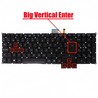 Spanish Keyboard 6B.Q06N5.015 for Acer Predator 15 G9-593 and G9-591 backlit