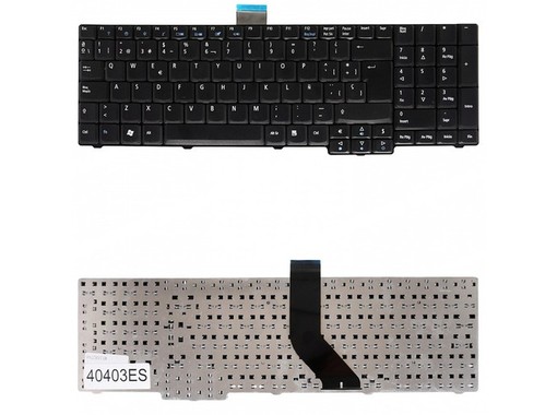Clavier Espagnol AEZY2F00010 pour Acer TravelMate 7730 et Aspire 6530G