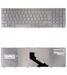 Spanish keyboard KB.I170G.318 for Gateway NV55 NV57H with silver frame