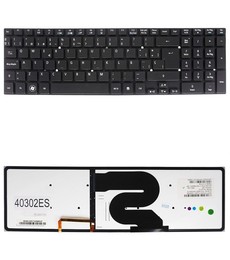 Spanish Keyboard AEZYGF00010 for Acer Aspire Ethos 5951G 8951G backlit
