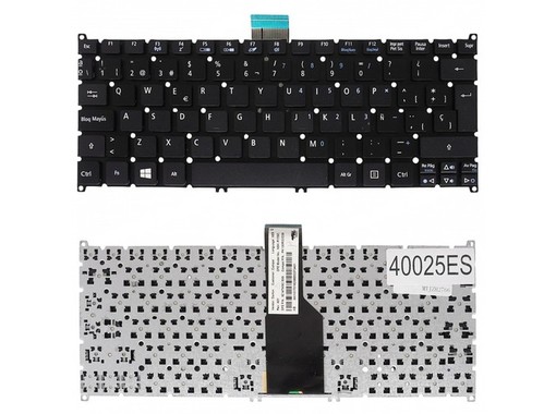 Spanish Keyboard for Acer Aspire One 725 with reference PK130RO2C09