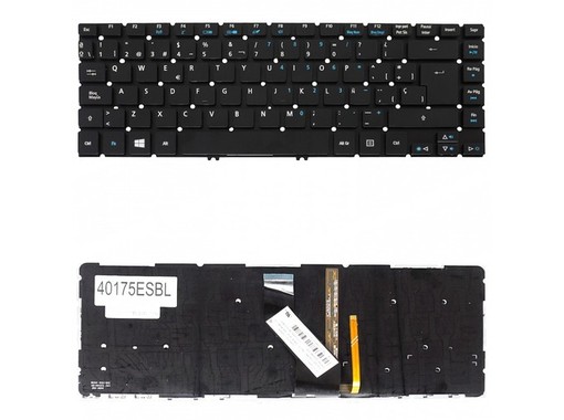 Spanish keyboard for Acer Aspire V5-472 V5-473 MP-13G13U4-920 backlit