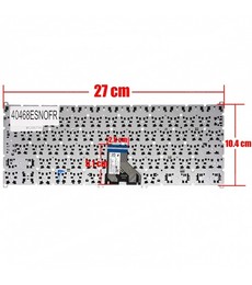 Clavier Espagnol pour Acer Chromebook C720 C720P avec numéro de pièce EAZHN001010