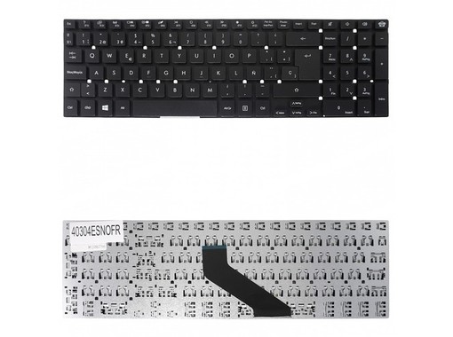 Spanish Keyboard for Gateway NV55S NV57H with reference KB.I170G.318 frameless